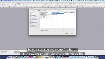 73 Export Audio out of Video file in Audacity - Open & Closed Captioning Effectivity on a Budget