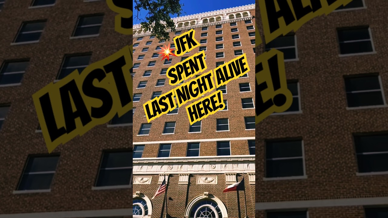 💥Джон Кеннеди провёл свою последнюю ночь в этом гостиничном номере! 