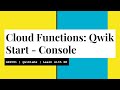 Cloud Functions: Qwik Start - Console | Qwiklabs | GSP081