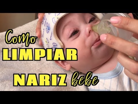 Cómo limpiar los mocos del bebé?