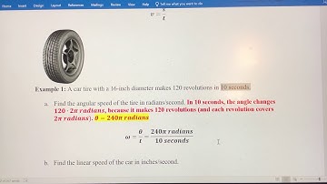 Circular Motion - Angular and Linear Speed - Part 1