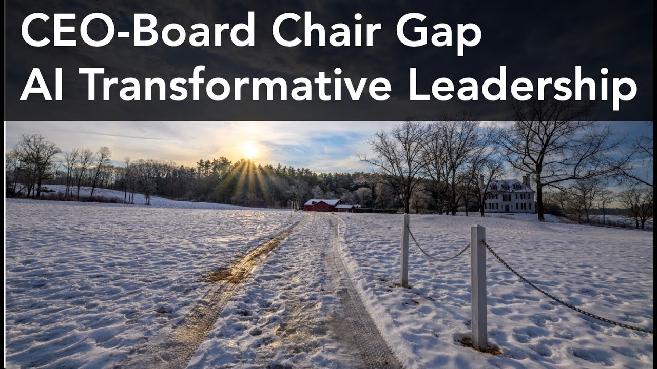 CEO-Board Chair Gap - AI Transformative Leadership