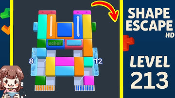 Shape Escape Level 213 Solution Walkthrough