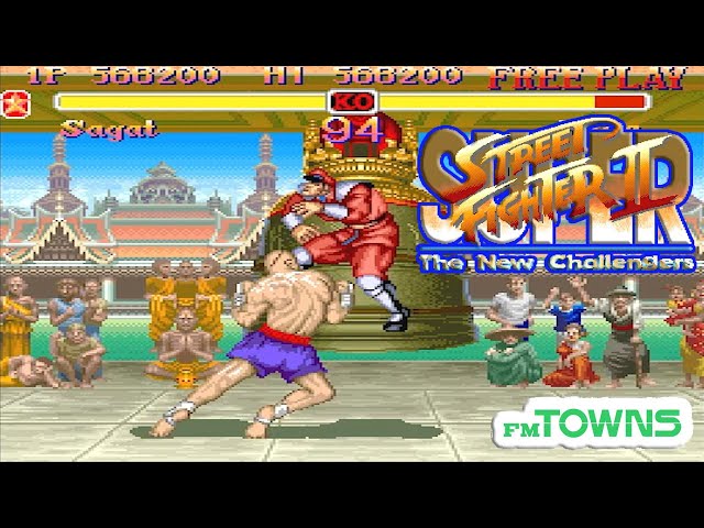 Fm Towns スーパーストリートファイター II / Super Street