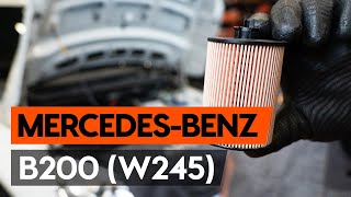 Jak wymienić Uszczelki tłoczka hamulcowego MERCEDES-BENZ B-CLASS (W245) - darmowe wideo online