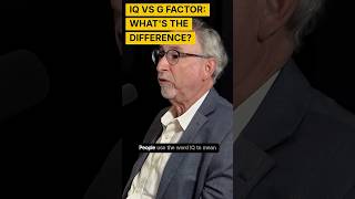 What's the difference between IQ and g-factor?