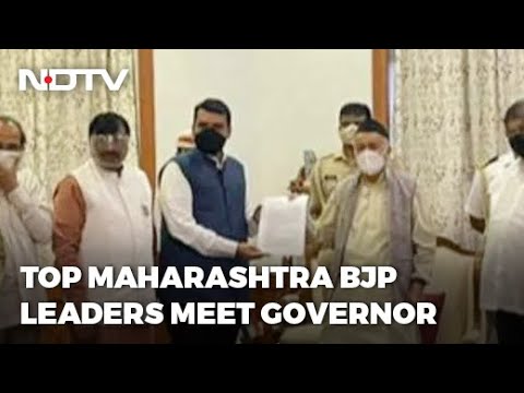 BJPs Devendra Fadnavis Meets Governor Over Maharashtra Home Minister Row