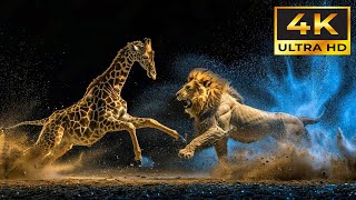 4K African Wildlife: Lake Manyara National Park - Explore African Wild Animals Footage W/ Calm Music