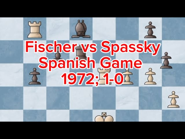 Spassky × Fischer, Jogo 01