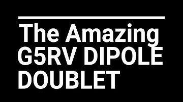 The Amazing Doublet Dipole G5RV!!!  Best Stealth Backyard Antenna!