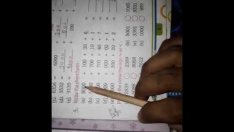 class 4th maths...chapter 1 Revision ..sum 5