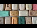 Огромный сэт винтажного мыла| 17 брусков мыла из разных стран| ASMR DRY vintage soap