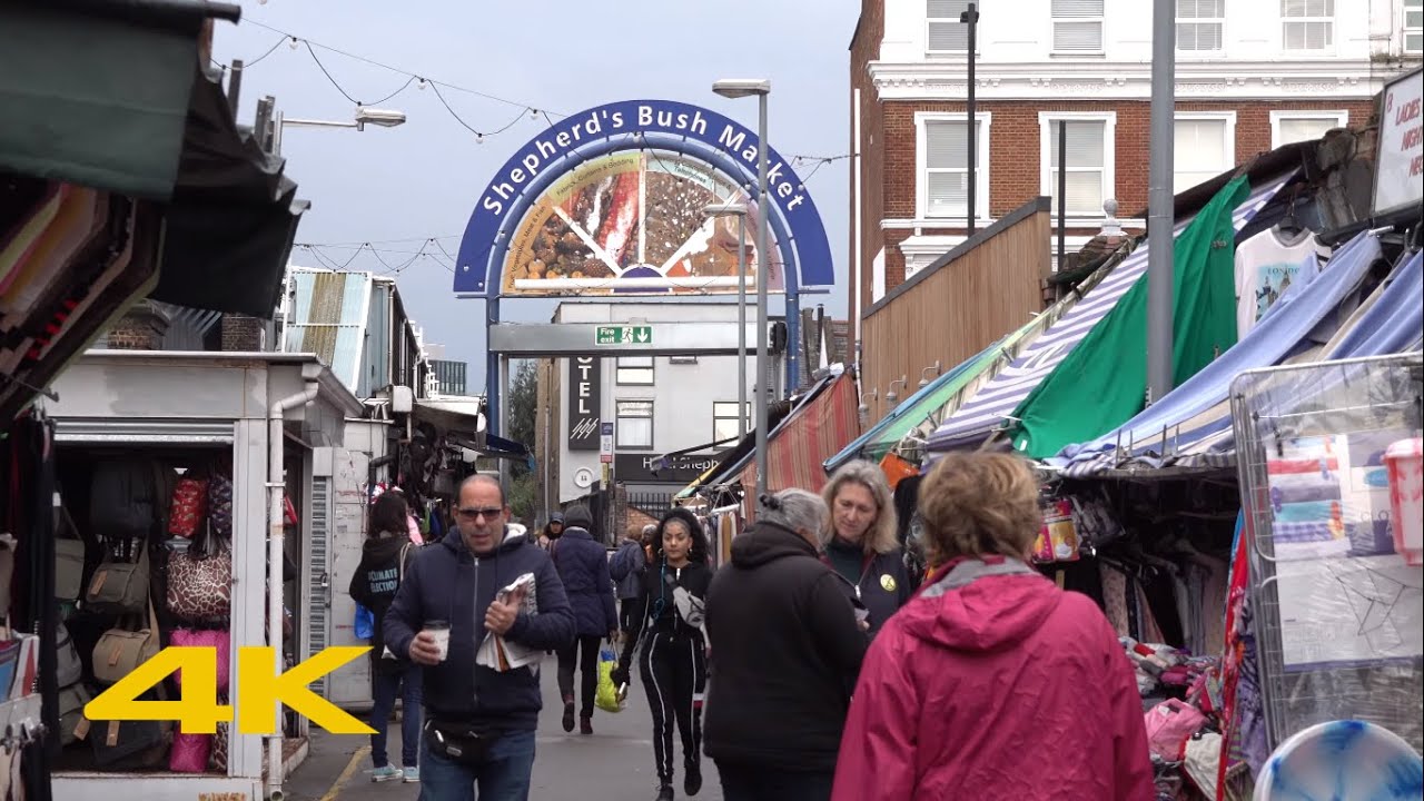 London Walk: Shepherd's Bush【4K】