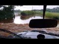 Landrover Defender Wading deep flood water