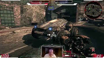WedgeBob Plays Unreal Tournament 3 - Vehicle CTF - Krall vs. Iron Guard - VCTF-Rails