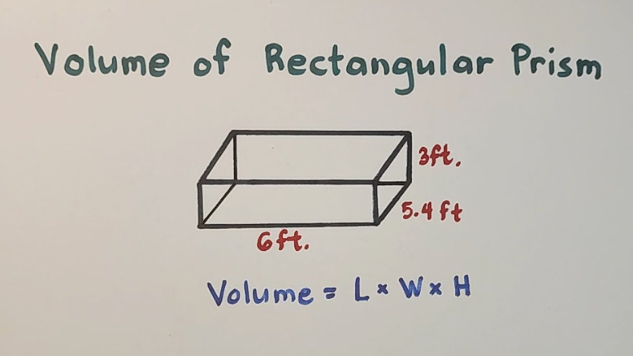 How to Find the Volume of Rectangular Prism? Geometry - Volume of 3D ...