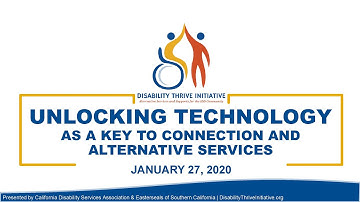 Unlocking Technology as a Key to Connection and Alternative Services