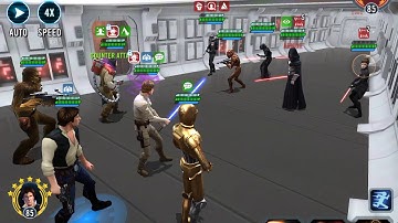 CLS, Han, Chewy, 3po , Baze vs 333 Speed Darth Revan | Galaxy Of Heroes