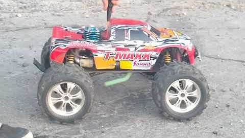 Traxxas XTM 457 Tmaxx Big Block 1/10 nitro speed runs