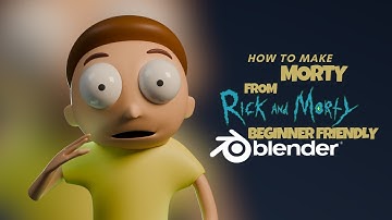 How to Create Morty from Rick and Morty in Blender | Beginner-Friendly 3D Character Modeling