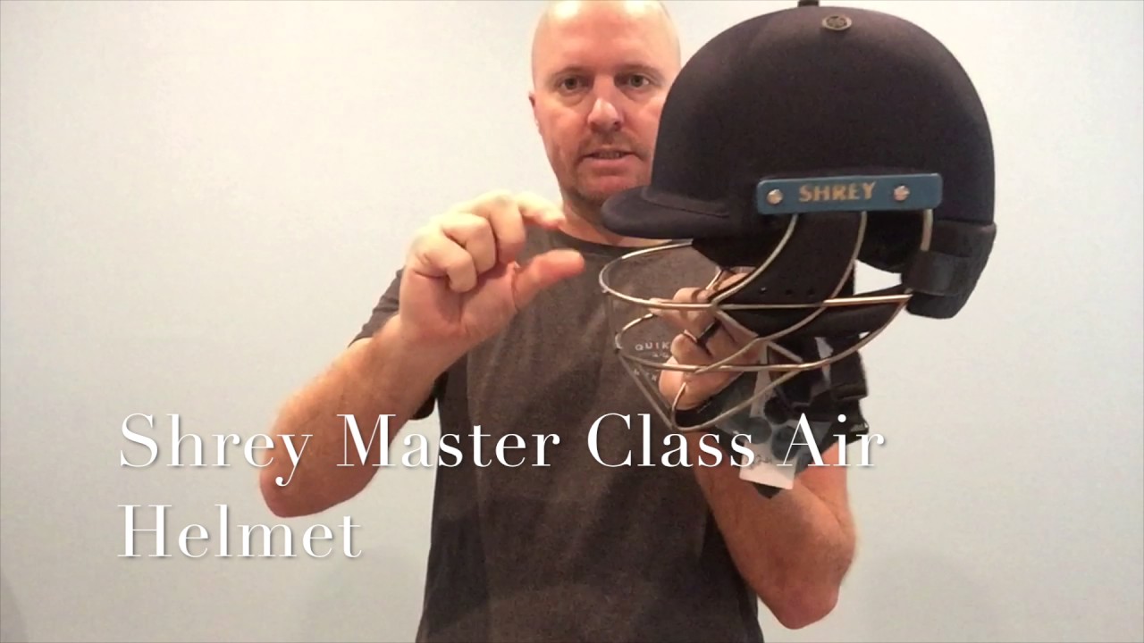 Shrey Master Class Air Helmet 2017 review