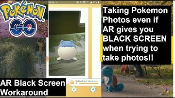 Pokemon Go AR mode black screen solution (Plz read description & also contact Niantic on Twitter)