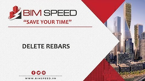 S-05: Delete Rebars I Xóa thép theo loại cấu kiện