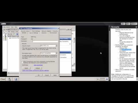 6.3.4 Install and Configure an RD Session Host LABSIM
