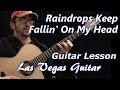 Raindrops Keep Fallin' On My Head Guitar Lesson