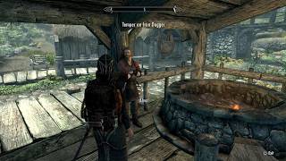 Skyrim taking first steps of Blacksmith Forge