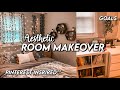 Aesthetic Room Makeover 2021 | Room Tour | Tiktok and Pinterest Inspired | Vines, lights and more!
