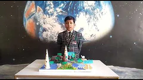 THE ADHYYAN SCHOOL || 3D EVS MODEL | DIFFERENT LANDFORMS OF EARTH