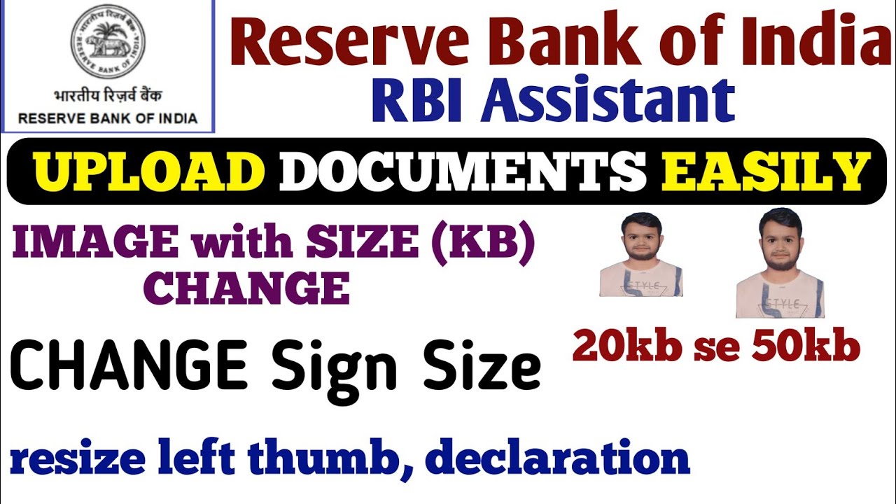 Signature Example For Rbi Application Form Reserve Bank of India (RBI) Assistant Form 2025: Photo, Signature ...