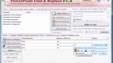 How to Find and Replace Items in Powerpoint