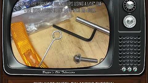 CYCLEKART WHEEL BALANCING TUTORIAL 101