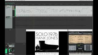Hank Jones - solo 1976 - 02 "In A Sentimental Mood" | MIDI Transcription