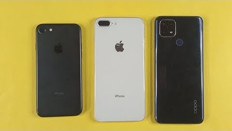 Iphone 7 Vs Oppo A15S Vs Iphone 8 Plus | Speed Test & Comparison