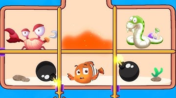 Fish pin - new levels (133 to 147) IOS android Gameplay Walkthrough - part #11