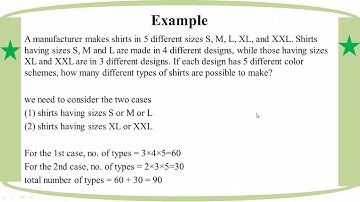 # Grade 12 Math (ch 5) Addition Principle (Examples 4+5)