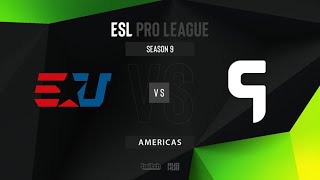 Eunited vs Ghost - ESL Pro League Season 9 - NA - map1 de_mirage [SSW]