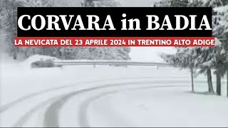 METEO: NEVE in TRENTINO ALTO ADIGE, copiosa nevicata a Corvara in Badia! 23/04/2024 screenshot 1