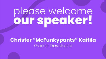 Global Game Jam 2024 Keynote: Christer "McFunkypants" Kaitila - Game Developer