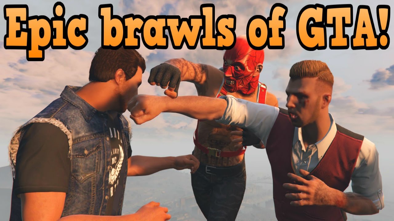 Epic brawls of GTA online!