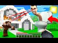 SKİBİDİ TUVALET ADAM EVİMİZE SALDIRIYOR 😱 - Minecraft