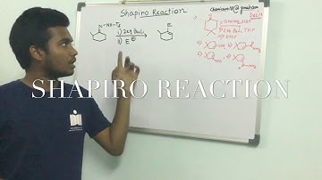 Shapiro Reaction along with a very important question-answer discussion