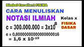 Cara Cepat Menentukan Notasi Ilmiah Dalam Matematika Youtube
