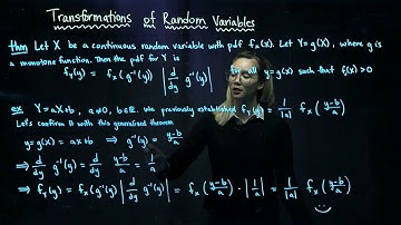 7. Transformations of Random Variables: Monotone Functions