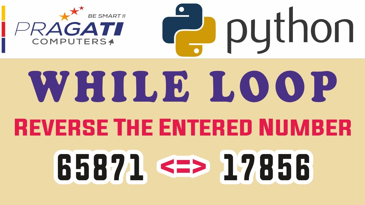 Python | Reverse the Entered Number Using While Loop - YouTube