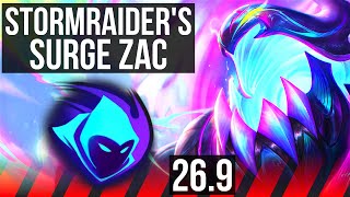 ZAC vs RUMBLE (TOP) | Stormraider's Surge | KR Master | 26.9