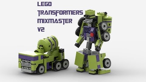 LEGO TRANSFORMERS DEVASTATOR V2 pt2 Mixmaster V2 By BX Brix